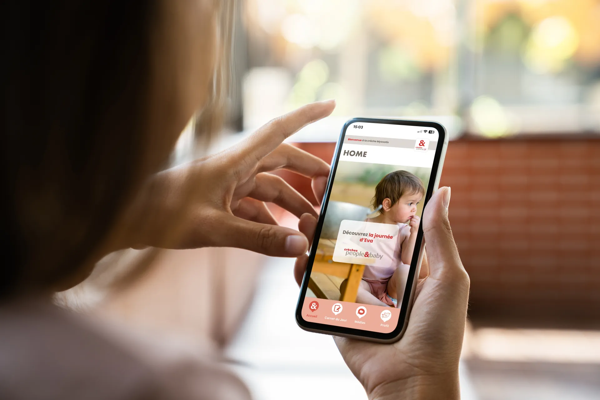 Crèche connect, l’application mobile des familles de nos crèches