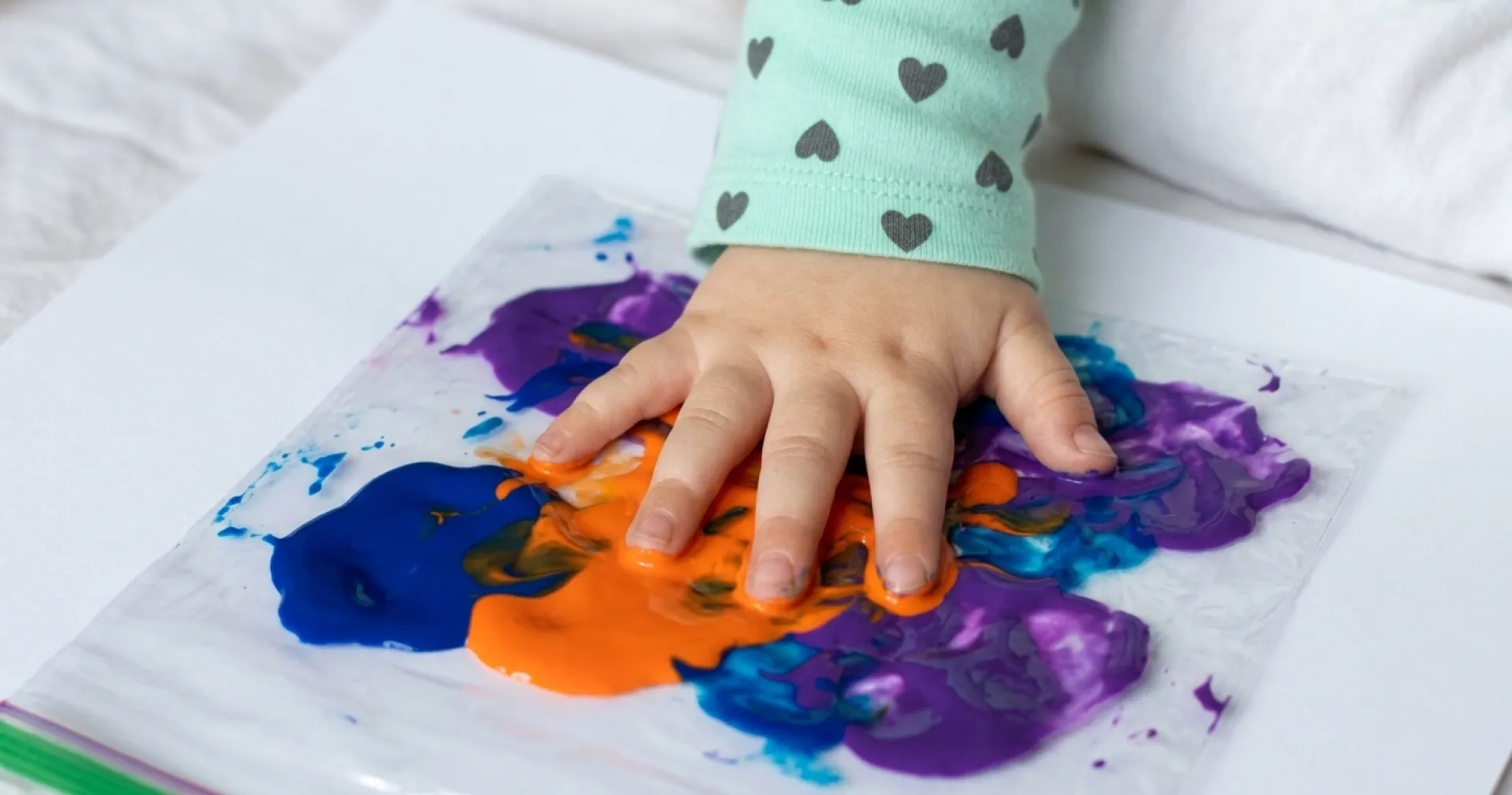 Smush-painting
