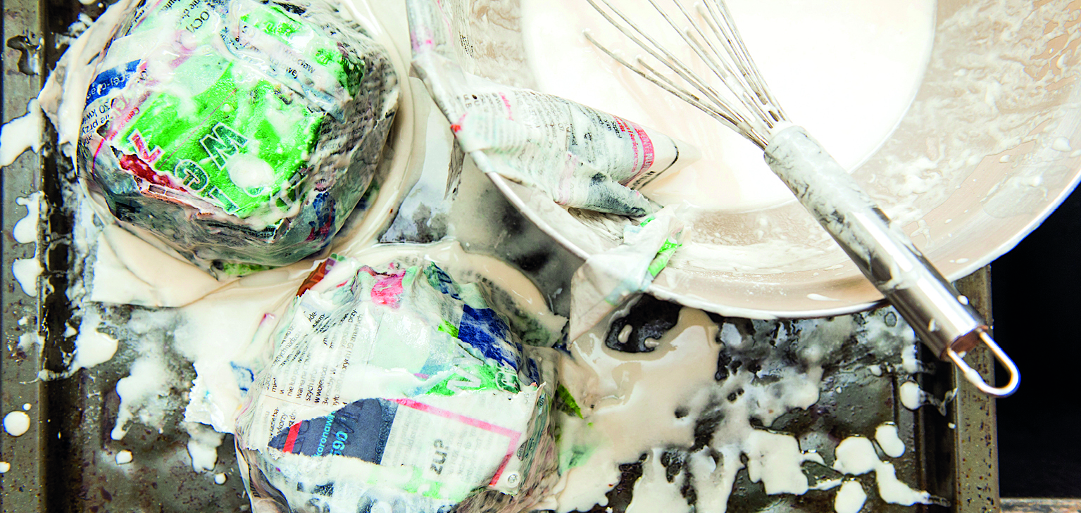 ustensiles pour papier maché