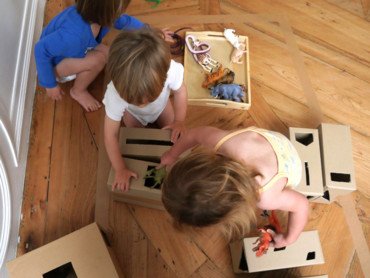 boite-fente-et-animaux-carton